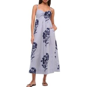 Abercrombie & Fitch Blue Floral Maxi Dress